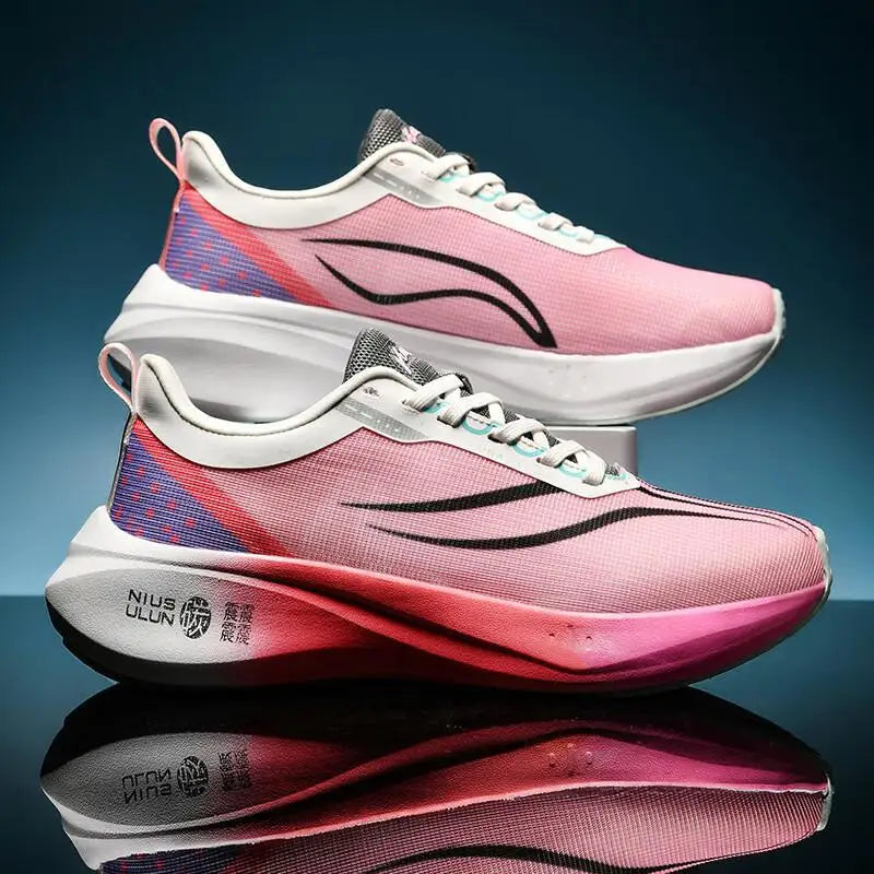 Carbon Board Running Shoes for Men Lightweight and anti Slip Running Shoes Student Sports Shoes