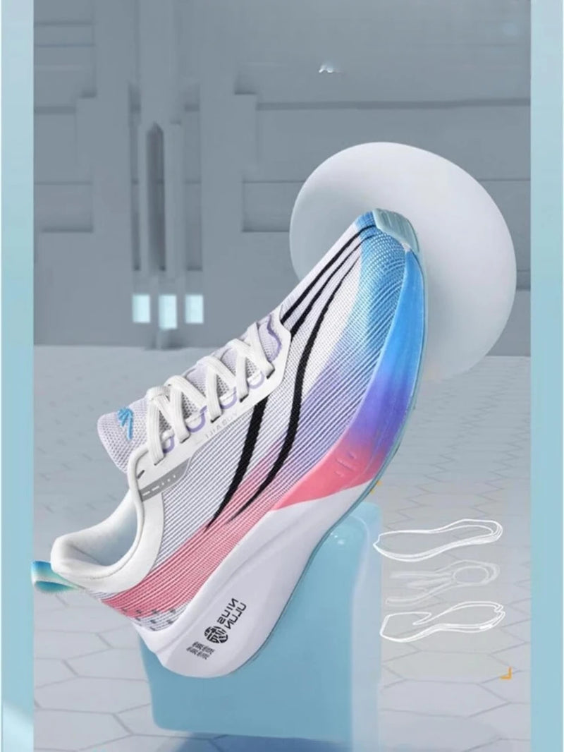 Carbon Board Running Shoes for Men Lightweight and anti Slip Running Shoes Student Sports Shoes